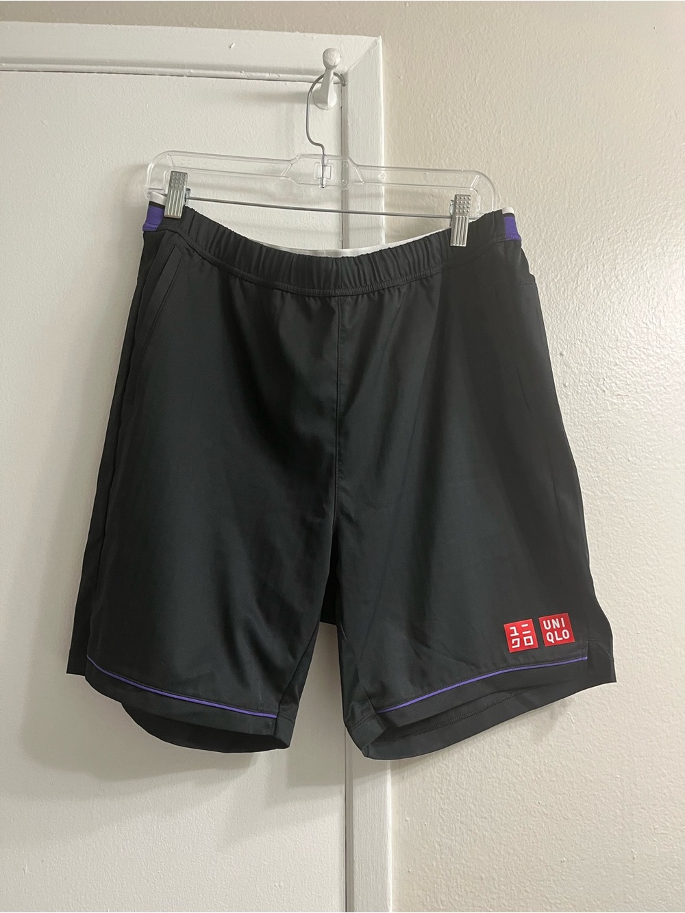 Rare UNIQLO Roger Federer 2022 US Open Tennis Shorts - Size Large